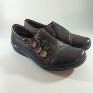 Clarks Collection Womens Ashland Effie Flats Womens Shoes US 7